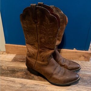 Ariat Distressed Brown Leather Western Boots